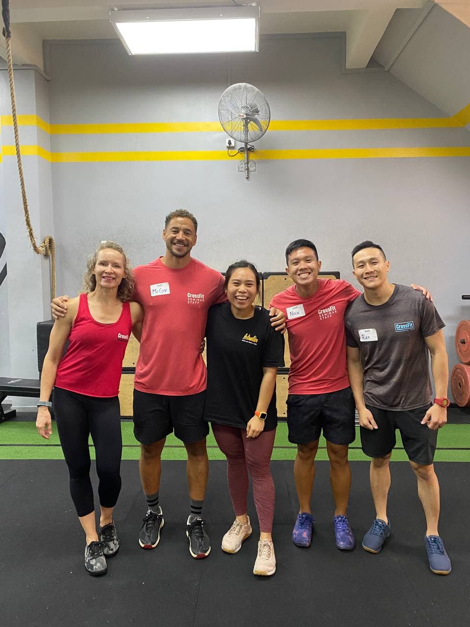 CrossFit Seminar Staff group photo at Actualize CrossFit Singapore